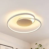 "Lucande Enesa" LED lubinis šviestuvas, apvalus, CCT