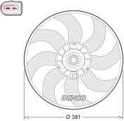 DENSO DER02006 Radiator fan kaina