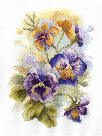 Cross stitch kit "Summer flowers" SNV-800