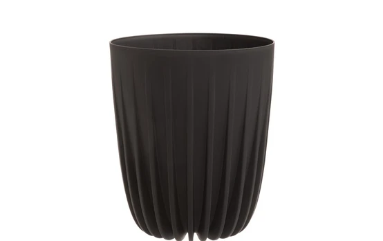 4Living Flower pot Mira ECO anthracite 30 cm
