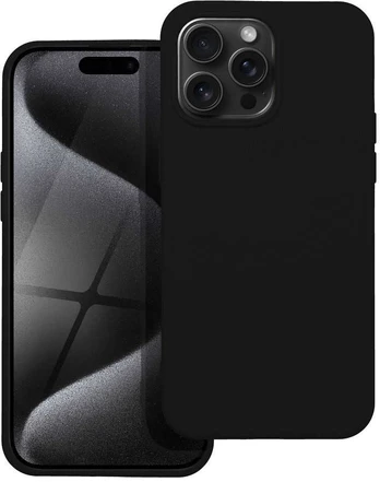 Dėklas Oem SILICONE Case for IPHONE 15 PRO MAX juodas