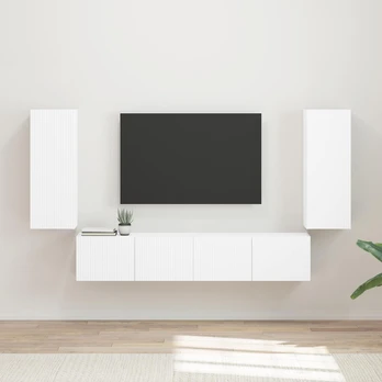 TV staliukas Balta 78,5 x 30 x 29,5 cm