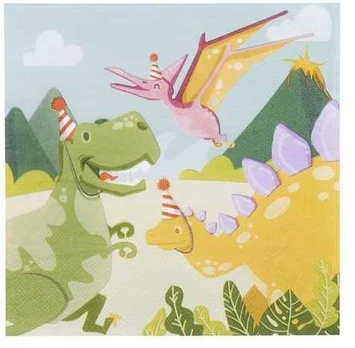 Boland Party Partners B.V. Dinosaur Party servietter