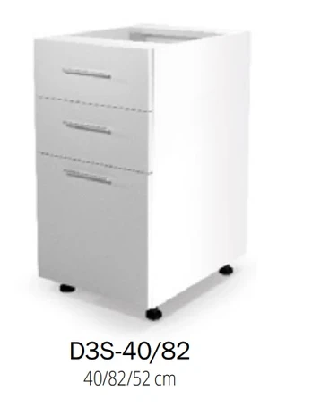 Halmar VENTO D3S-40/82 pastatoma virtuvinė spintelė