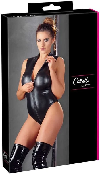 Cottelli party Body with zip xl glaustinukė