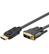 Kabelis Ekranas Port DP - DVI-D (24 pin) Goobay 3m