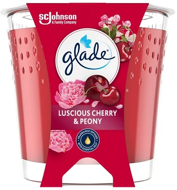 Glade Luscious Cherry & Peony scented candle 112 g