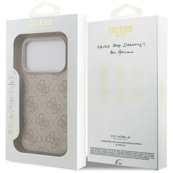 Dėklas Guess 4G Classic do iPhone 17 Pro rožinė