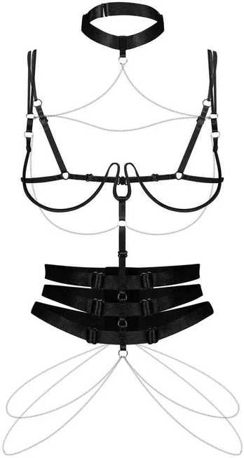 Obsessive Premisis Juodas uprząż S/M/L