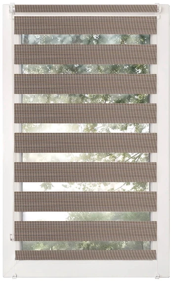 Ritininė užuolaida Karpol Basic, ruda, 68 cm x 215 cm