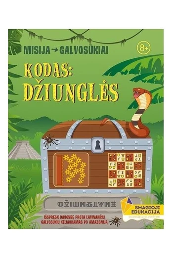 Misija: galvosūkiai. Kodas: džiunglės