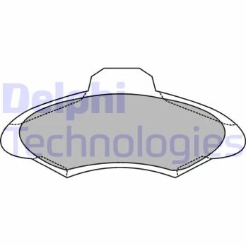 DELPHI LP1139 Brake pad set