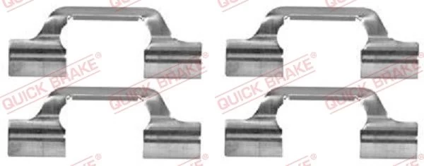 QUICK BRAKE QB109-1685 Brake pad fitting kit