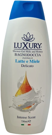 Dušo želė Luxury pienas ir medus,750ml.