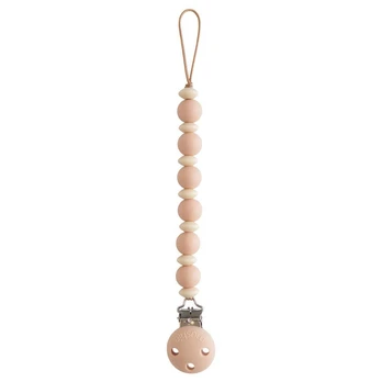 Mushie čiulptuko laikiklis Luna Blush