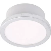 LightMe lubų šviestuvas „Aqua Uno“, Ø 11 cm, sidabrinis, IP44