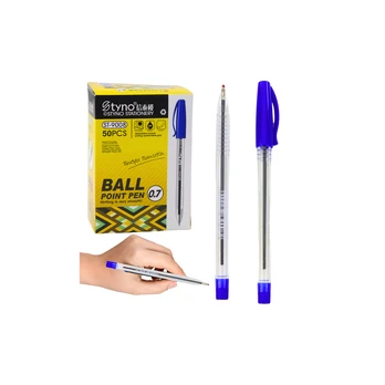 Lean Ballpoint Pen With Cap Mėlyna Ink Tip 0.7mm