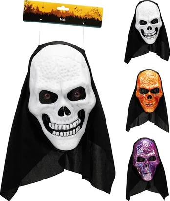 MASK HALLOWEEN 17.5X26.5CM
