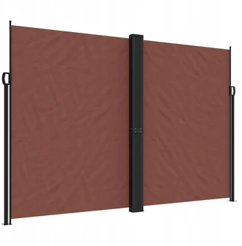 Šoninė markizė 220x600 cm ruda Uv Pu