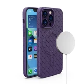 Dėklas Woven iPhone 15 Pro Max - Purpurinis kaina