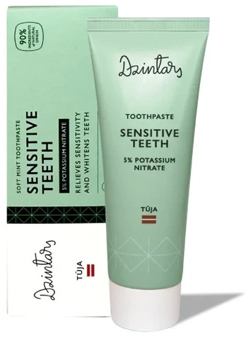 DZINTARS Tuja dantų pasta jautriems dantims 75 ml
