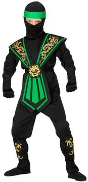 Widmann Grøn kombat ninja kostume