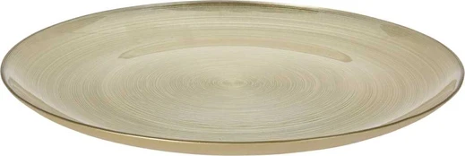 Vilde Lėkštė stiklinis auksinis 32,5 cm