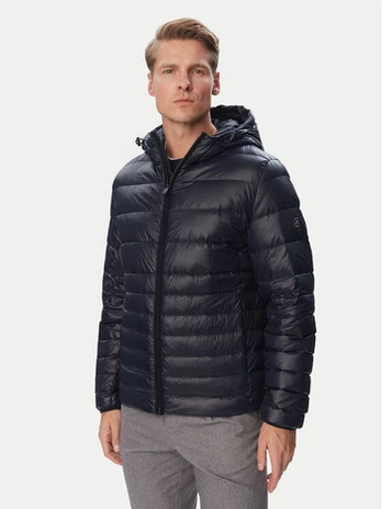 BOSS Pūkinė striukė H-Dimo 50565656 Tamsiai mėlyna Regular Fit
