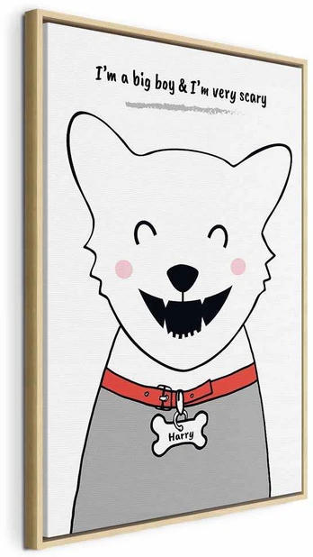 Artgeist Paveikslas - Doggy Harry (1 Part) Vertical