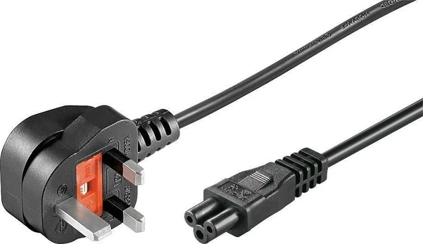 MicroConnect Maitinimo laidas UK - C5 1m juodas