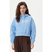 Tommy Jeans Džemperis Script DW0DW20306 Mėlyna Relaxed Fit