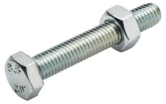 Varžtas DIN933 LAMIDA, 8 x 80 mm, su veržle DIN934 M8, 4 kompl.