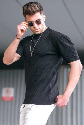 Vyriški juodi marškinėliai Tabari