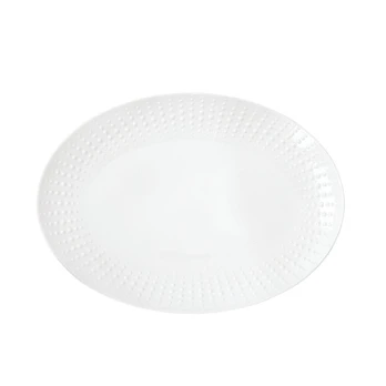 Easy Life Serviravimo lėkštė DROPS WHITE (32x23 cm)