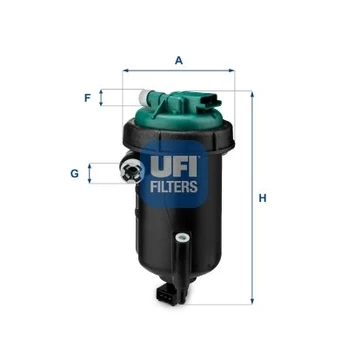 Kuro filtras UFI 55.148.00