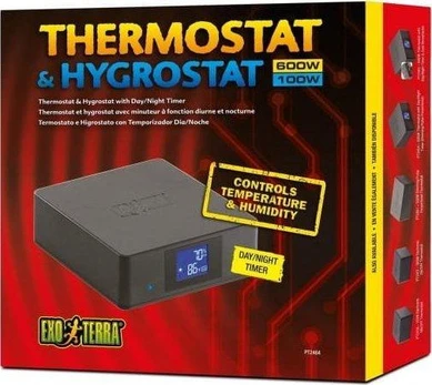Exo Terra termostatas / higrostatas, 600 W/100 W