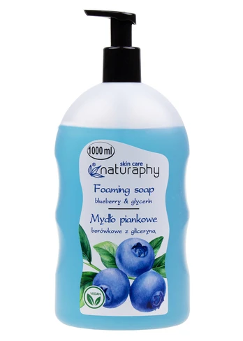 Naturaphy Putojantis muilas 1000ml mėlynių