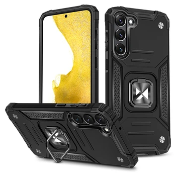 Dėklas Wozinsky Ring Armor Samsung Galaxy S23 Plus Juodas