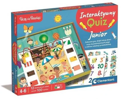 Clementoni Zabawki CLE interaktywny quiz junior NEW 50941