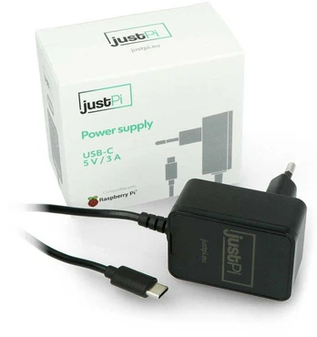 Kita Maitinimo šaltinis justPi C USB 5V/3A, skirtas Raspberry Pi 4B