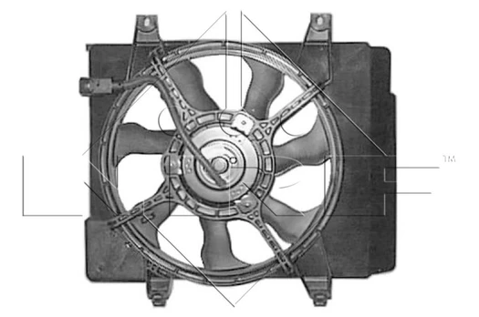 Ventiliatorius, radiatoriaus NRF 47685