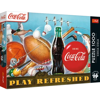 TREFL PREMIUM PLUS 1000 det. dėlionė „Coca-Cola: Play Refreshed“