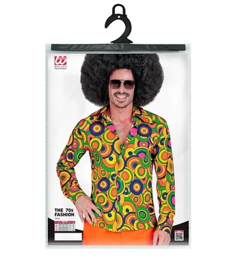 THE 70s GROOVY STYLE - yellow circles (shirt)