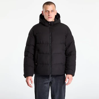 Tommy Hilfiger Down Hooded Puffer Jacket Black - Dydis M (MW0MW40616-BDS Striukės)