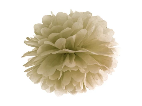 Pomponas, auksinis, 25 cm