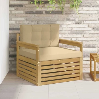 Lauko sofa Poliesteris Balta