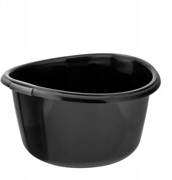 Dubuo skalbiniams 30 l plastikinis gilus juodas Altom Design