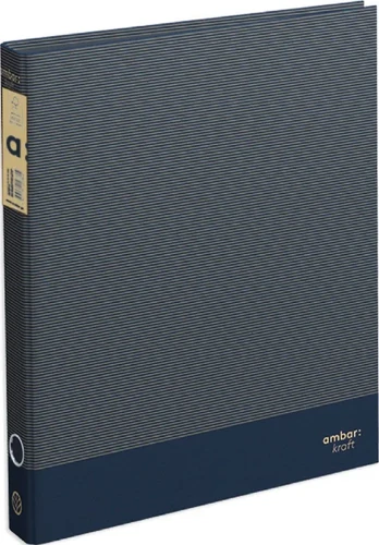 A4 Ringbinder 2 Rings Ambar Kraft DK BL