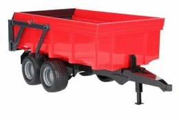 Priekaba Bruder Tipping Trailer 02211, raudona kaina