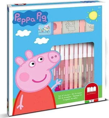Multiprint MULTIPRINT PEPPA PIG ANTspaudai IR UŽRAŠAI (18) DAŽYTI